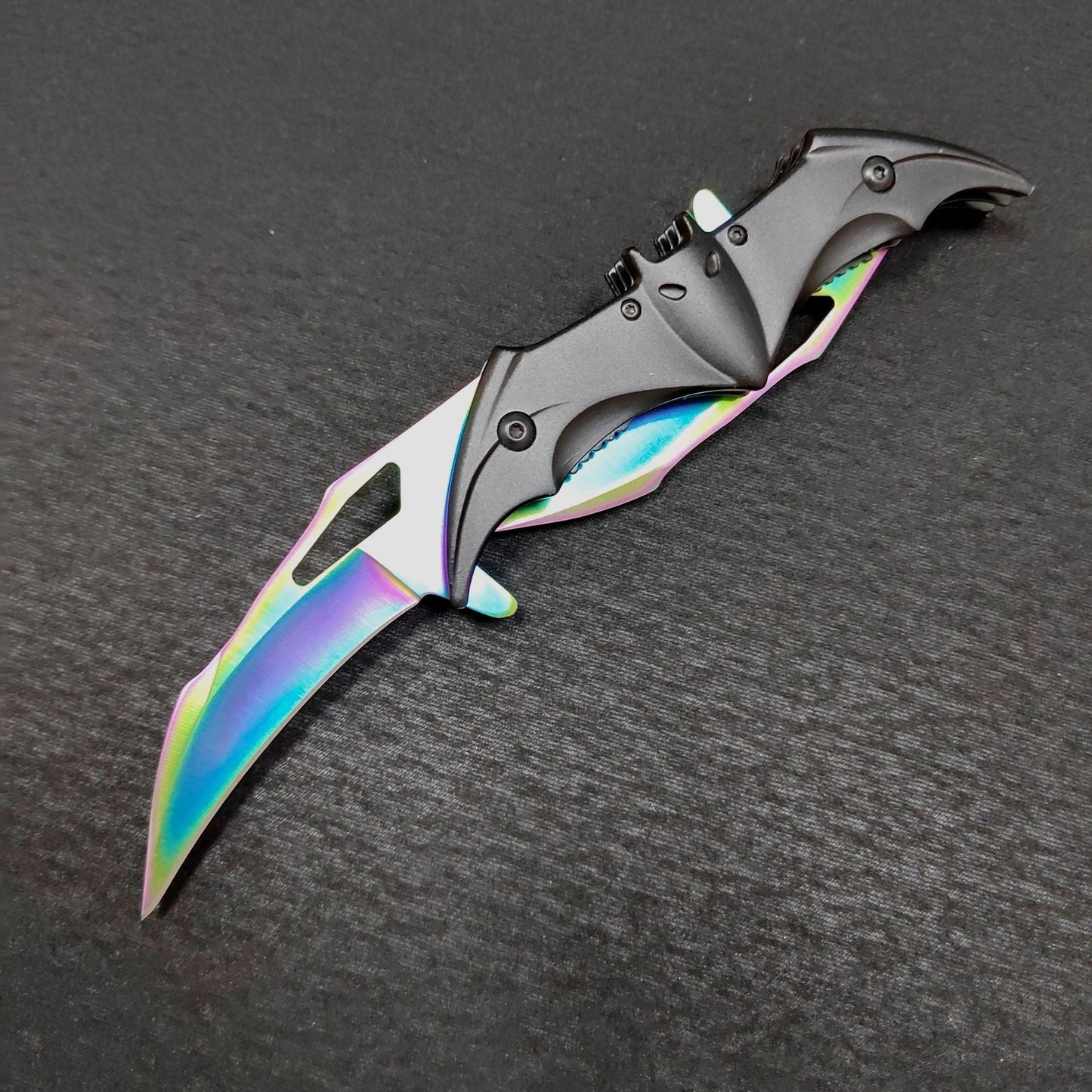 Double Folding Bat Design Outdoor Pocket Tool