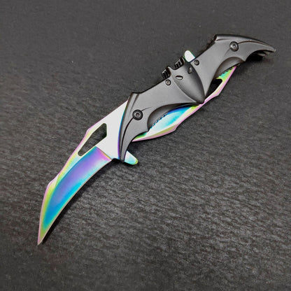 Double Folding Bat Design Outdoor Pocket Tool