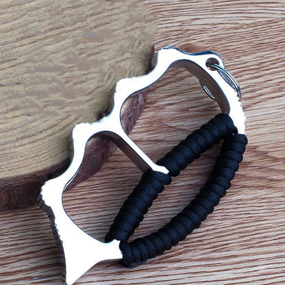 Outdoor Paracord Tool with Zinc Alloy and Wide Dual Finger Grip