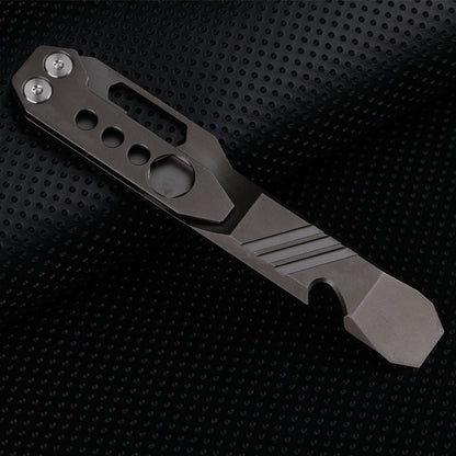 Portable TC4 Titanium Alloy Bottle Opener Multifunctional EDC Tool