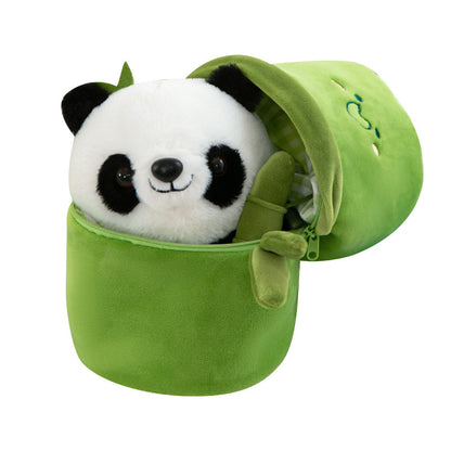 Bamboo Panda Plush Toy Cute Pillow Hold Birthday Gift Dolls