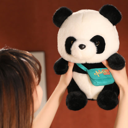 Backpack Panda Plush Toys for Children Doll Cute Giant Panda