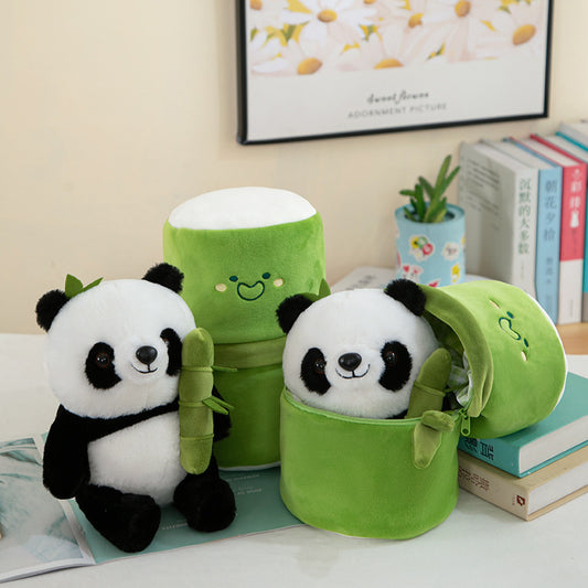 Bamboo Panda Plush Toy Cute Pillow Hold Birthday Gift Dolls