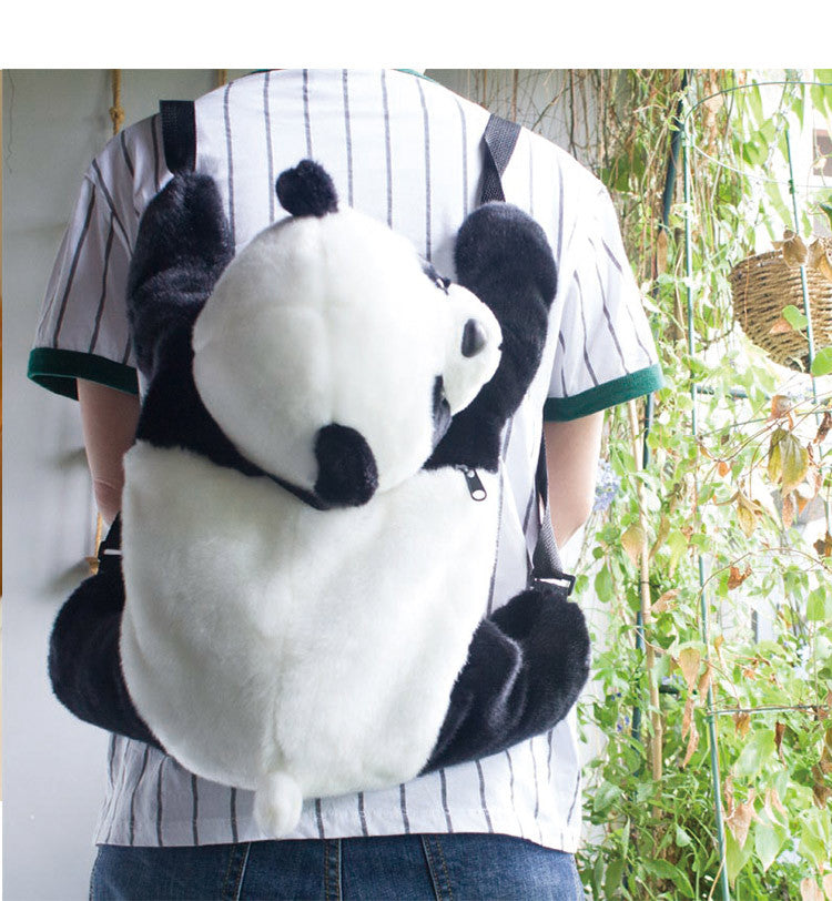 Panda Plush Cartoon Kids Backpack Children's Schoolbag Toy