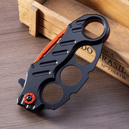 Black Folding Multi-functional Outdoor EDC Tool