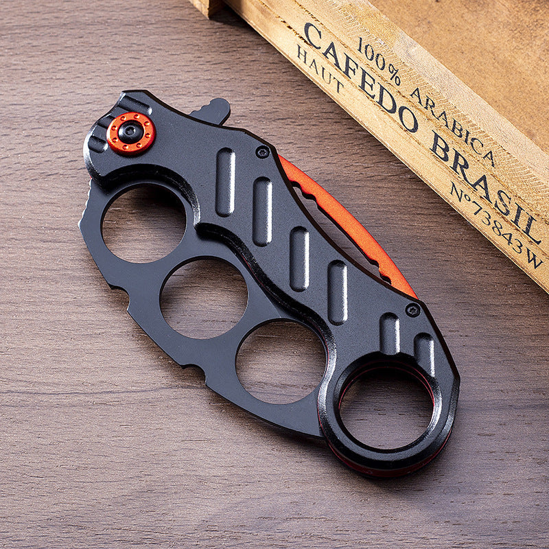 Black Folding Multi-functional Outdoor EDC Tool