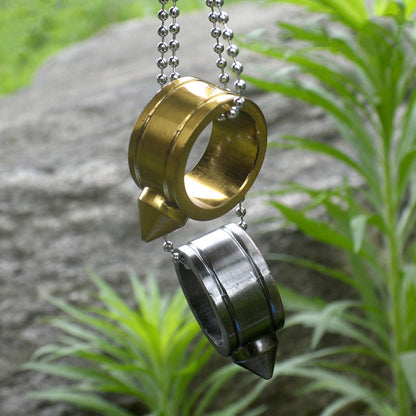 Pocket-Sized EDC Tool with One Hole Ring Pendant