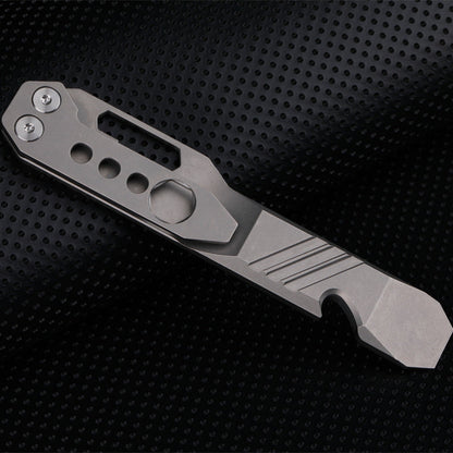 Portable TC4 Titanium Alloy Bottle Opener Multifunctional EDC Tool