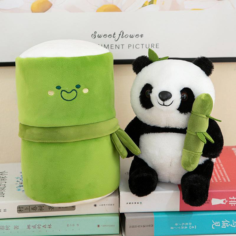 Bamboo Panda Plush Toy Cute Pillow Hold Birthday Gift Dolls