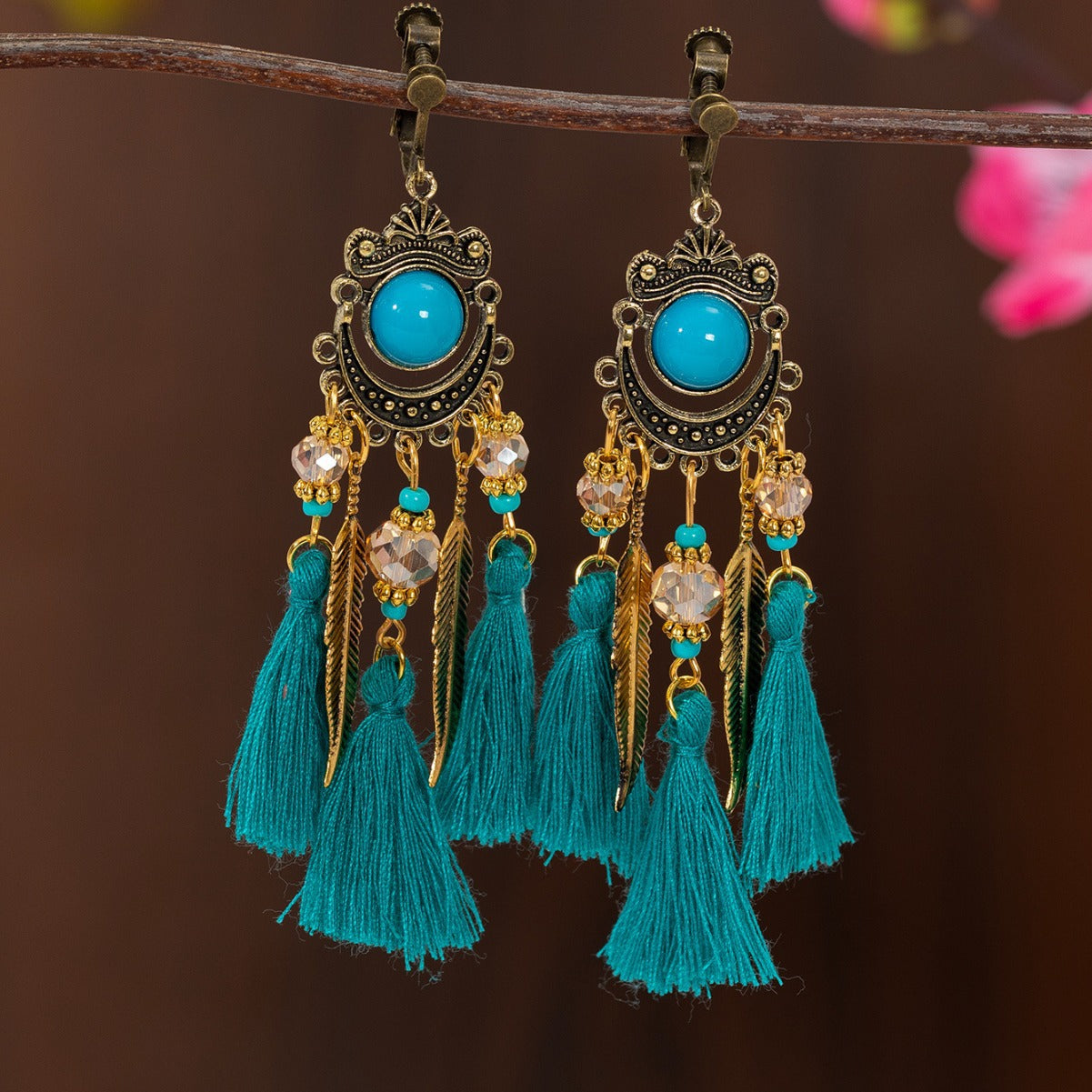 Bohemian Tassel Ear Clips