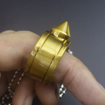 Pocket-Sized EDC Tool with One Hole Ring Pendant