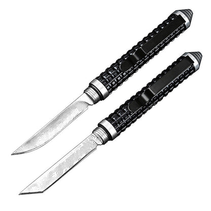 Damascus Patterned Pen Multifunction Pocket Tool