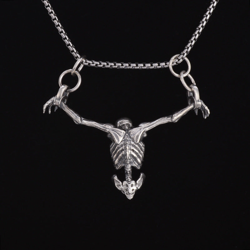 Punk Skull Necklace Halloween