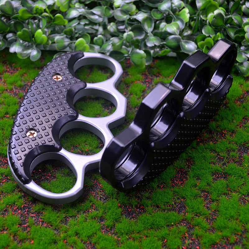Thick Black and Silver Clip Outdoor EDC Tool