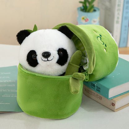 Bamboo Panda Plush Toy Cute Pillow Hold Birthday Gift Dolls