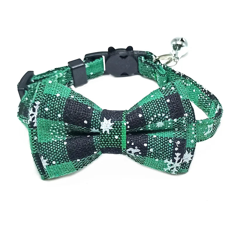 Elastic Christmas Cat Collar