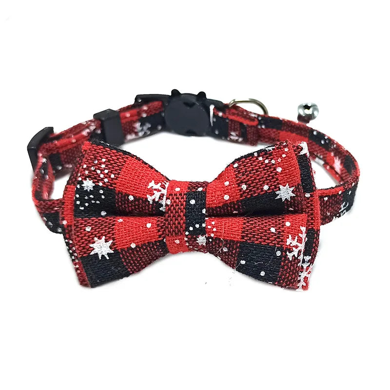 Elastic Christmas Cat Collar