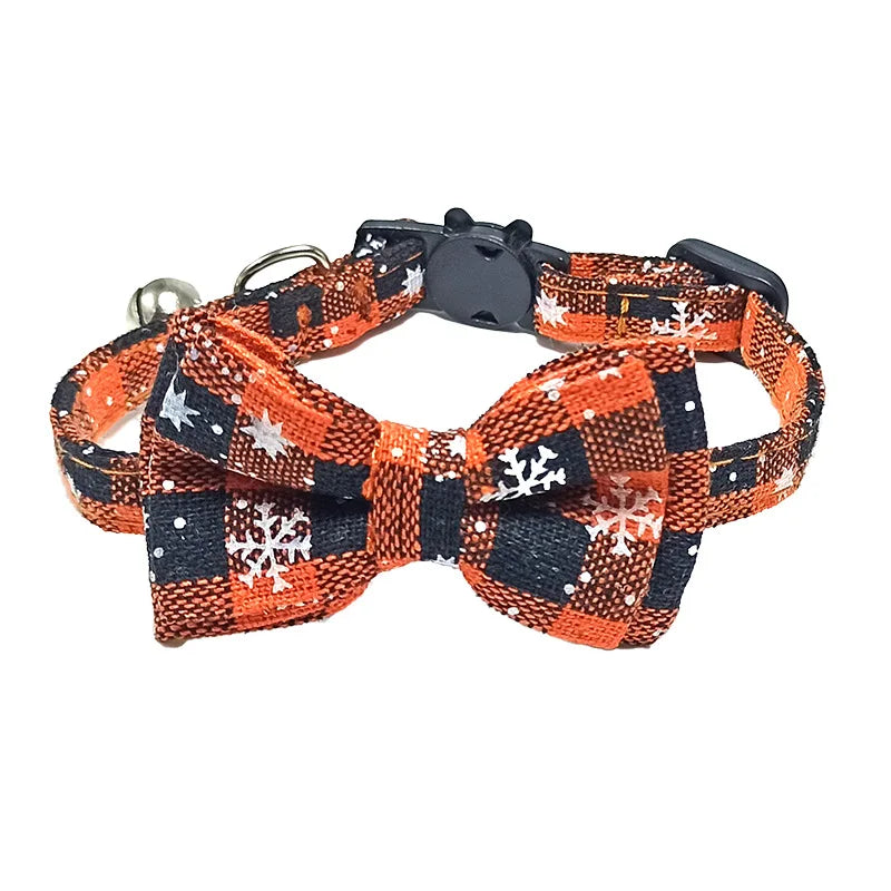 Elastic Christmas Cat Collar