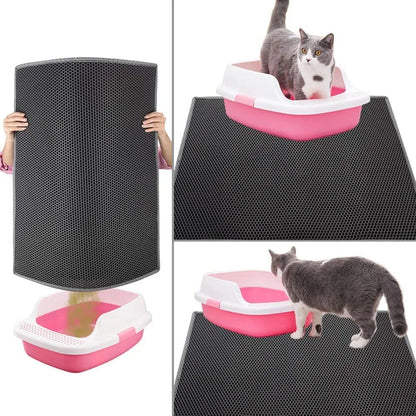 Waterproof Double-Layer Cat Litter Mat