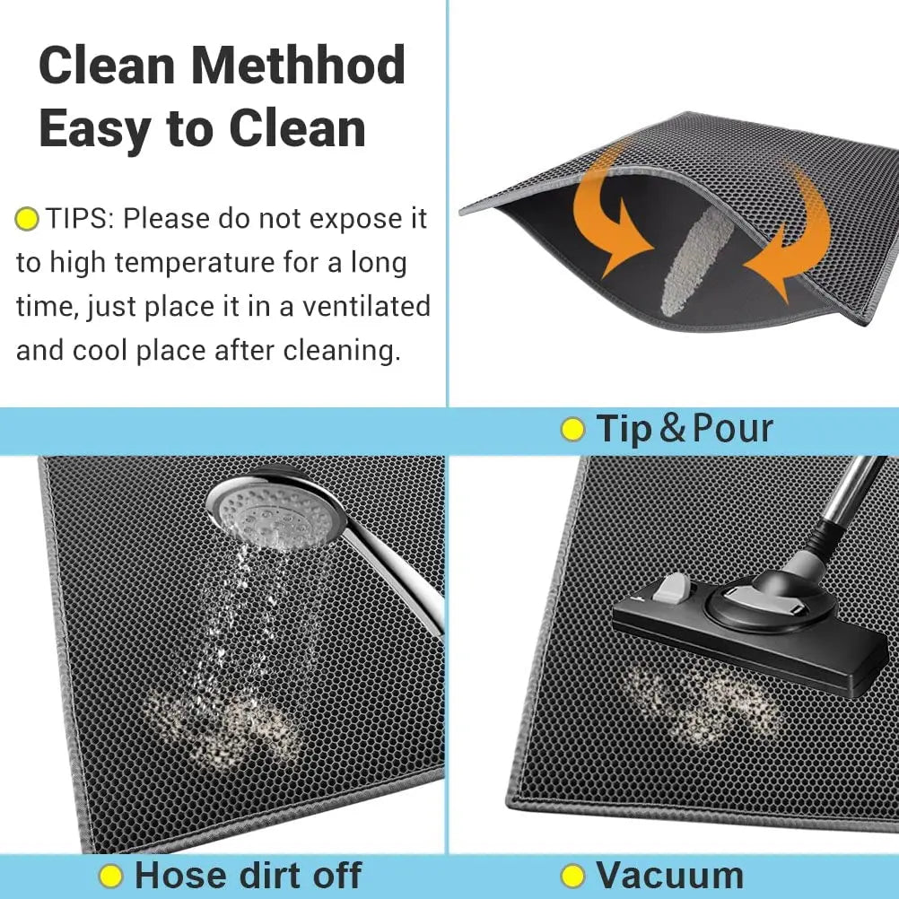 Waterproof Double-Layer Cat Litter Mat