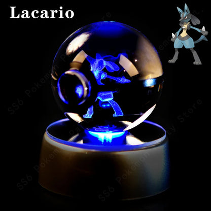 Pokemon Crystal Ball Night Light