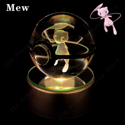 Pokemon Crystal Ball Night Light