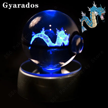 Pokemon Crystal Ball Night Light