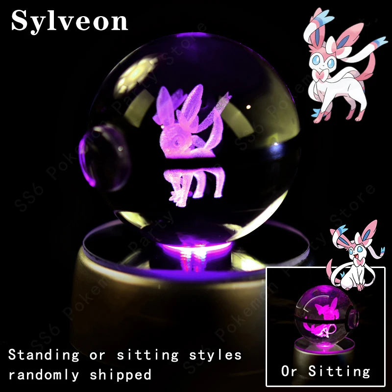 Pokemon Crystal Ball Night Light