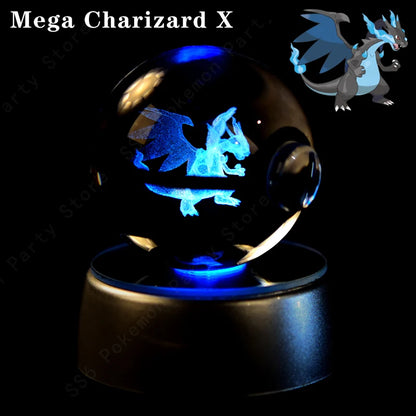 Pokemon Crystal Ball Night Light