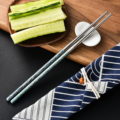 Pure Titanium Chopsticks Non-moldy Colored Tableware