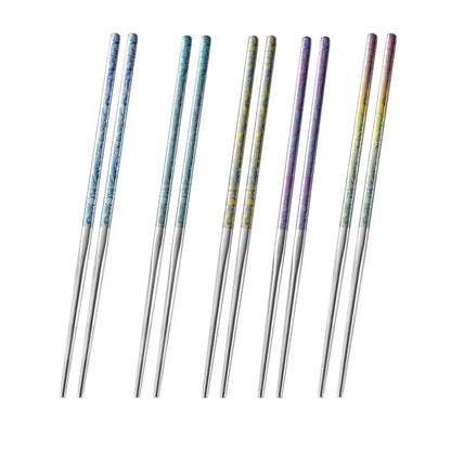 Pure Titanium Chopsticks Non-moldy Colored Tableware