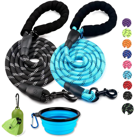 Reflective Padded Dog Leash