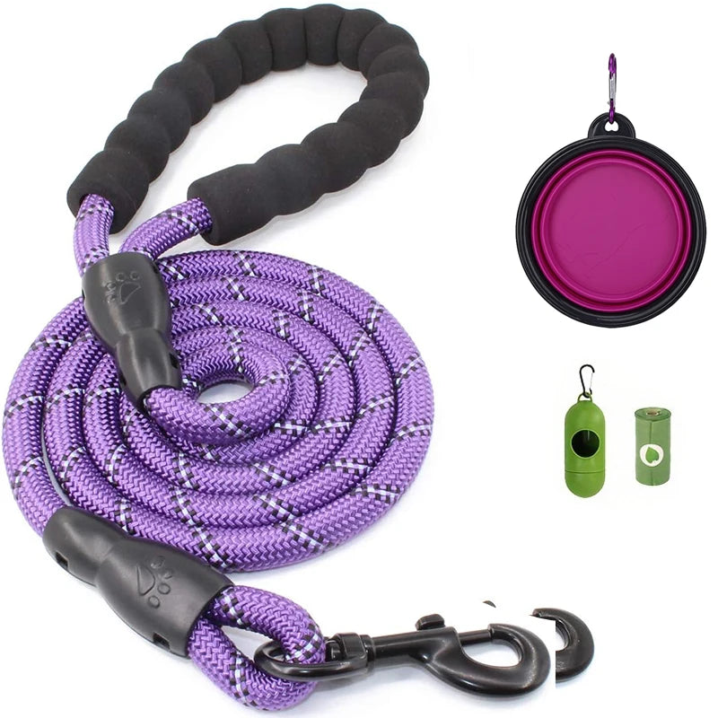 Reflective Padded Dog Leash