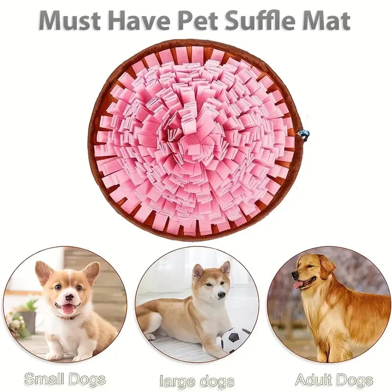 Washable Foldable Pet Sniffing Slow Feeding Mat