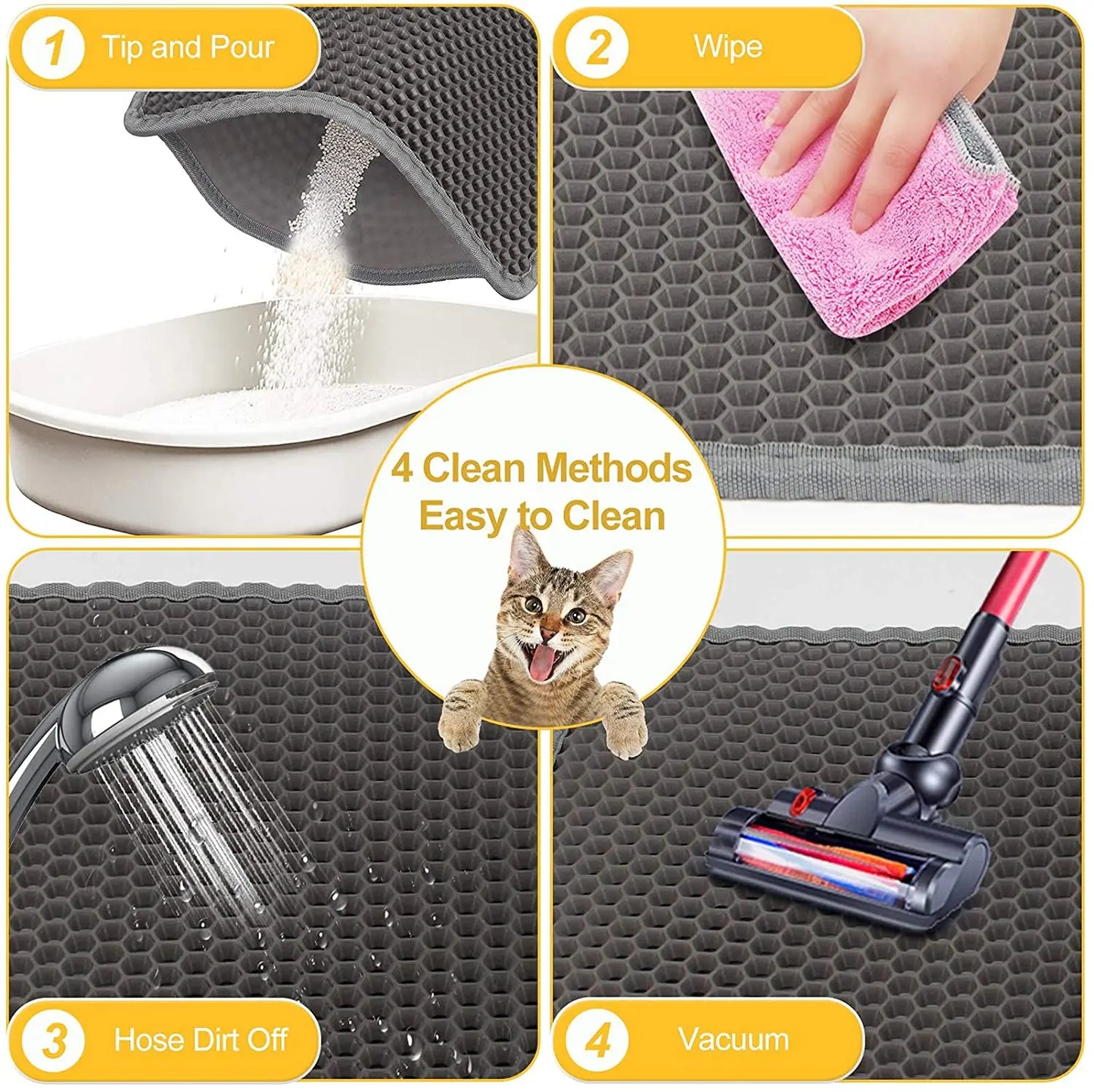 Waterproof Double-Layer Cat Litter Mat