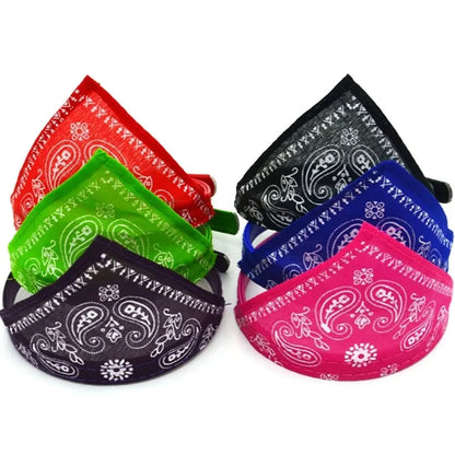 Cute Printed Triangular Pet Collar