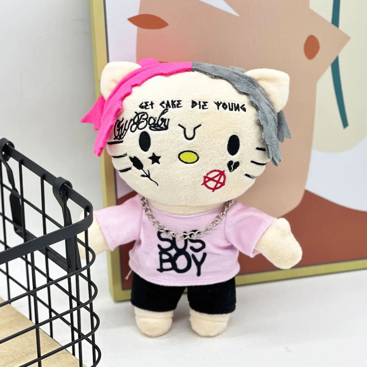 Customized Kitty & Travis Scott Plush Toy