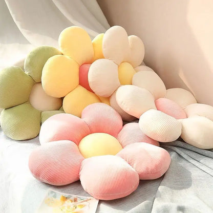 35cm Colorful Flower Plush Pillow