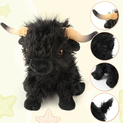 25cm Highland Cow Plush Toy