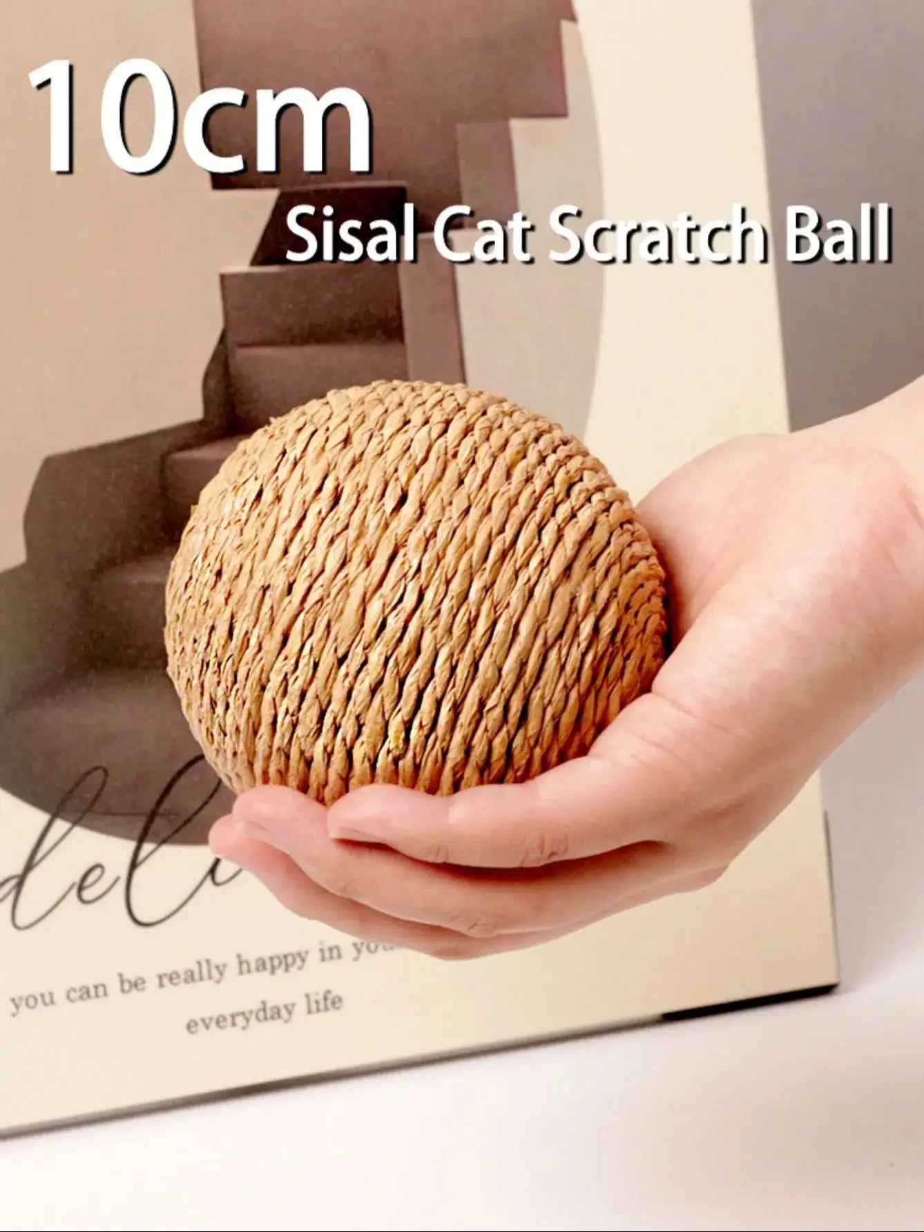 Interactive Sisal Cat Bite Ball