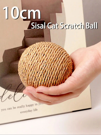 Interactive Sisal Cat Bite Ball