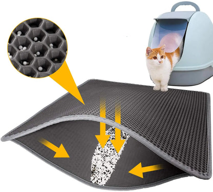 Waterproof Double-Layer Cat Litter Mat