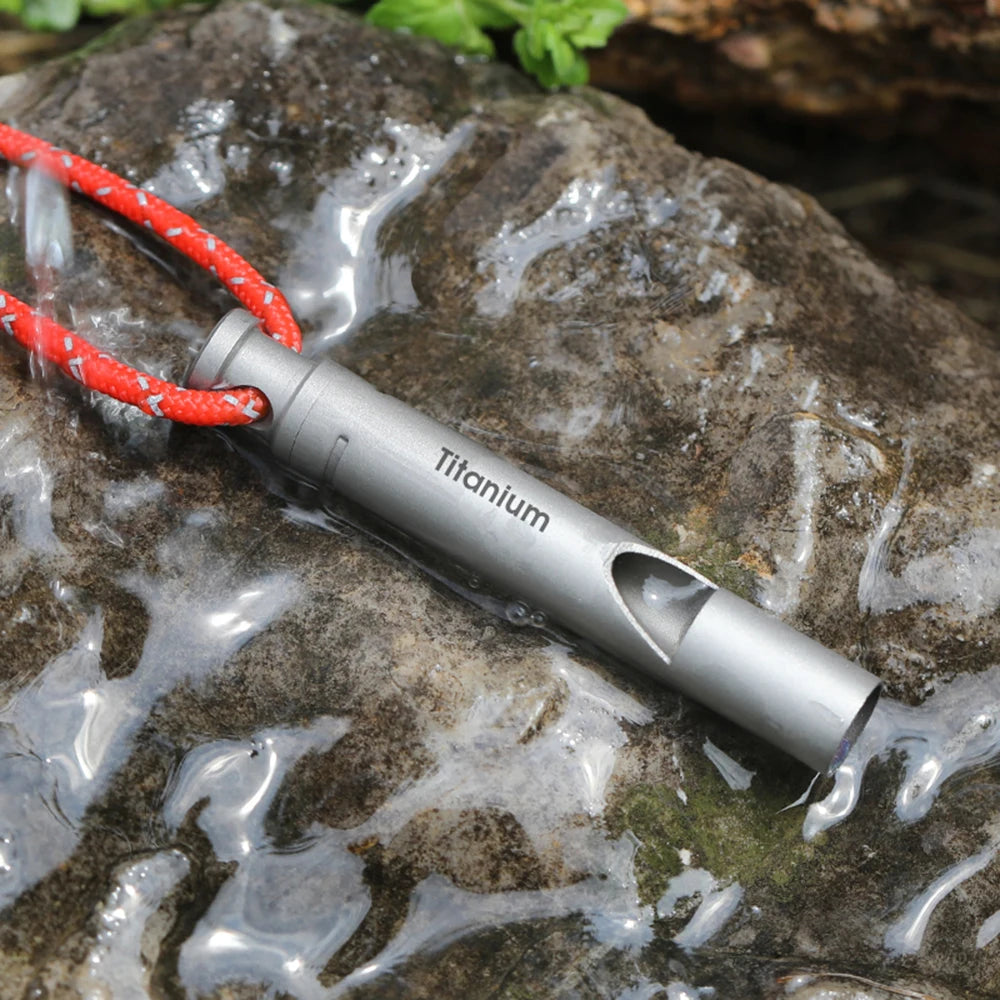 Ultralight Titanium Survival Whistle