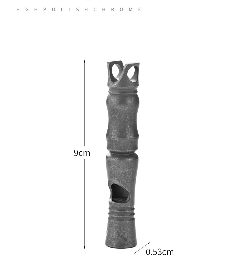 Titanium Whistle Outdoor Survival Portable Single Tube High Frequency