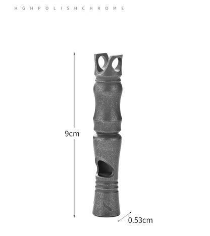 Titanium Whistle Outdoor Survival Portable Single Tube High Frequency