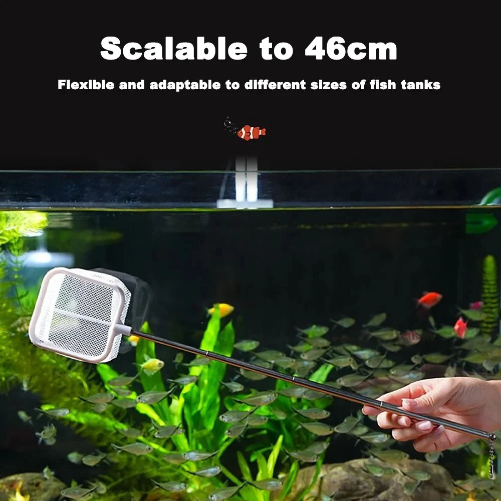 Extendable Suction Cup Fishing Net for Aquariums