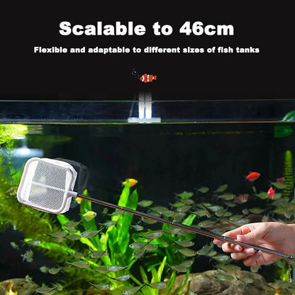 Extendable Suction Cup Fishing Net for Aquariums