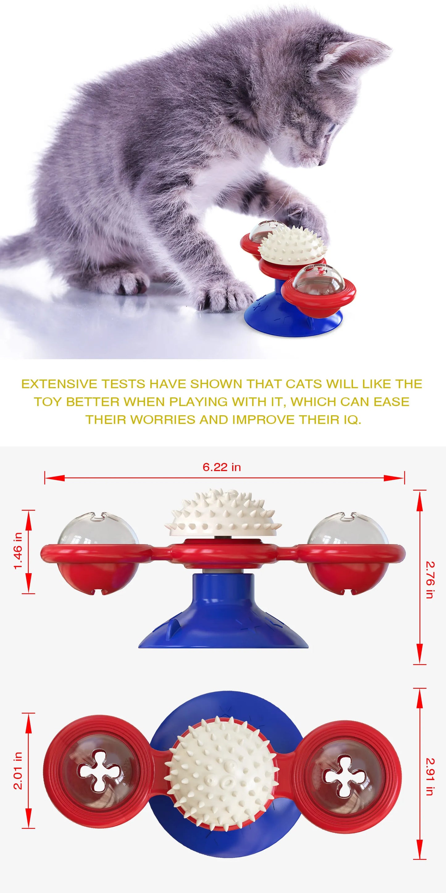 Windmill Interactive Cat Toy