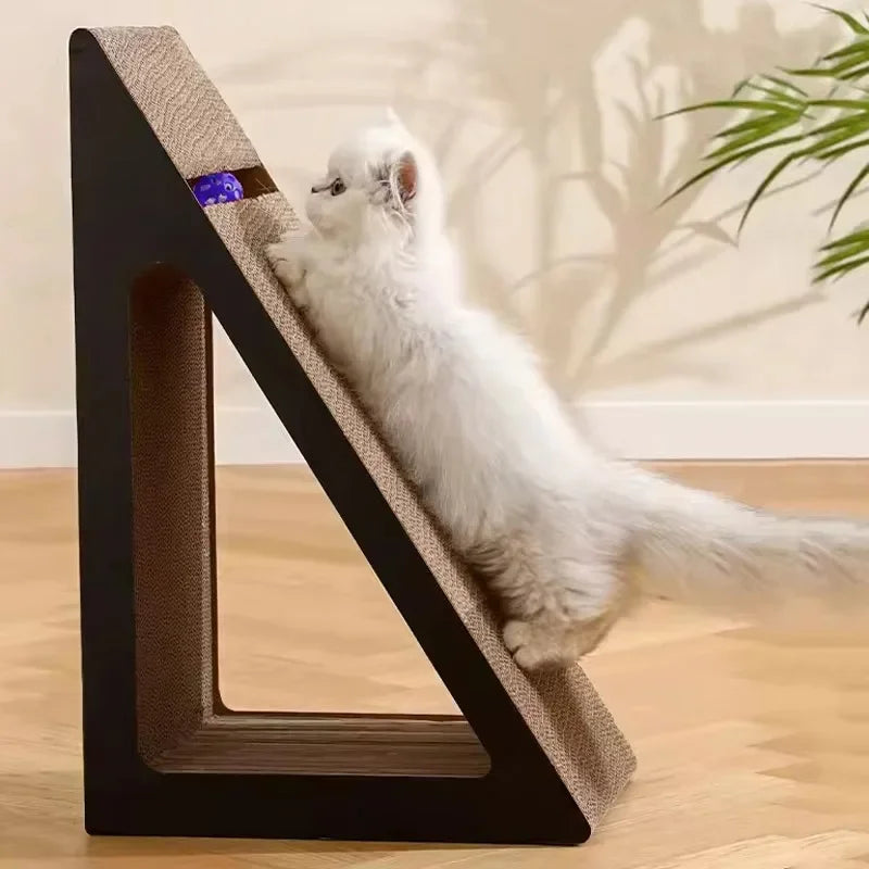 2-in-1 Cat Scratcher with Ball