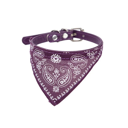 Cute Printed Triangular Pet Collar